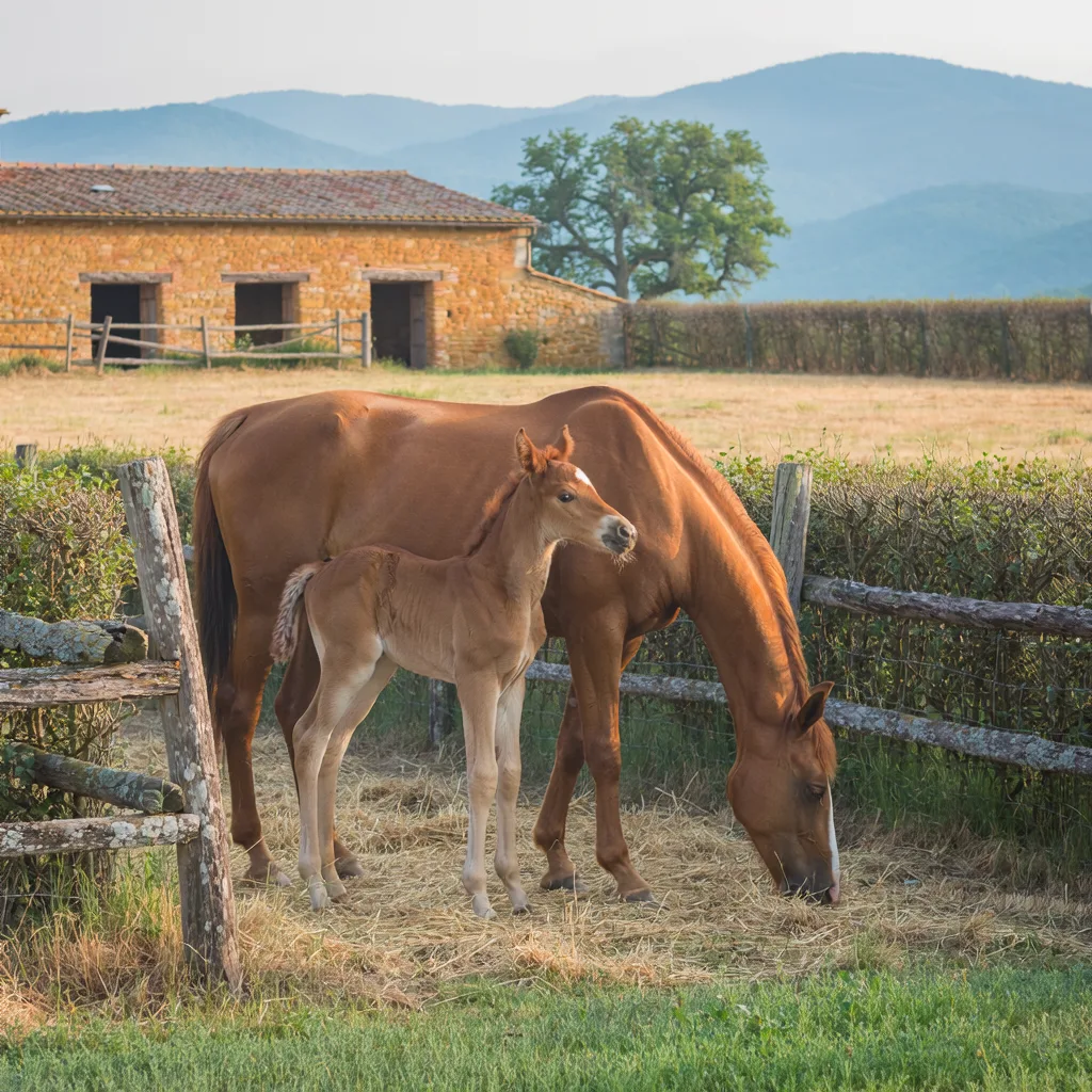 Élevage de chevaux, Ever Ranch, Parves et Nattages