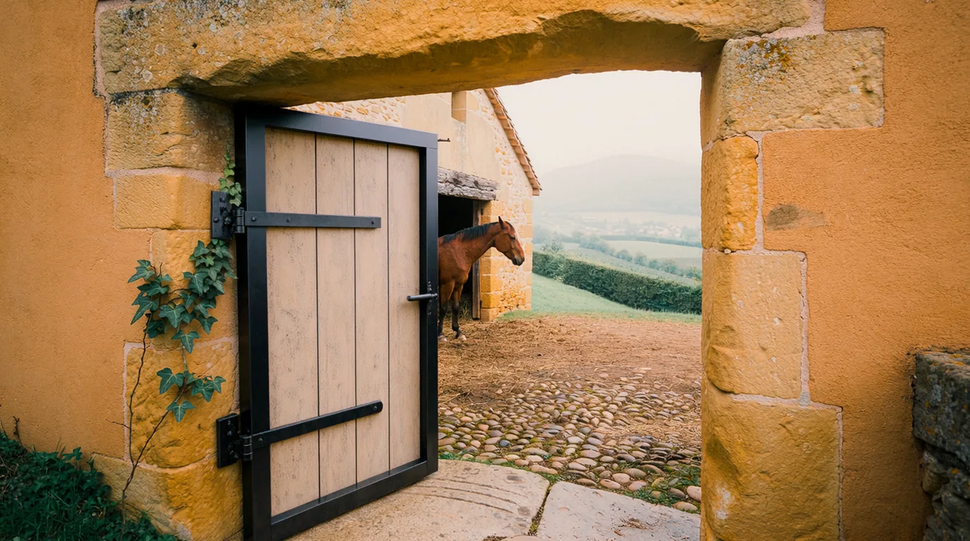 Entrée, Ever Ranch, centre équestre à Parves et Nattages